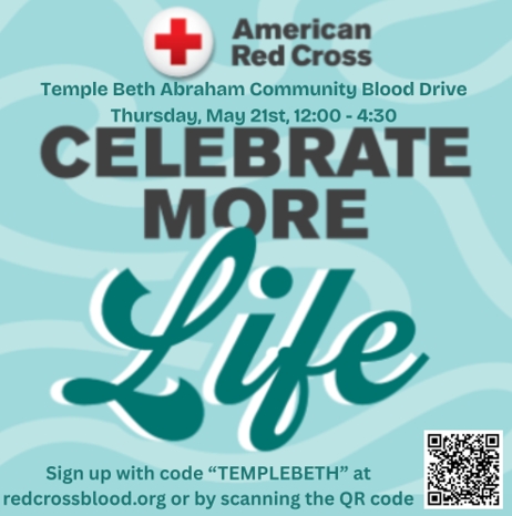 Red Cross Spring Blood Drive @ Temple Beth Abraham
